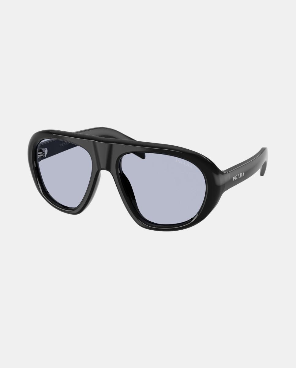 Imagen 8 de Gafas de sol PR C05S de mujer geométrica en acetato - Prada - Negro Negro