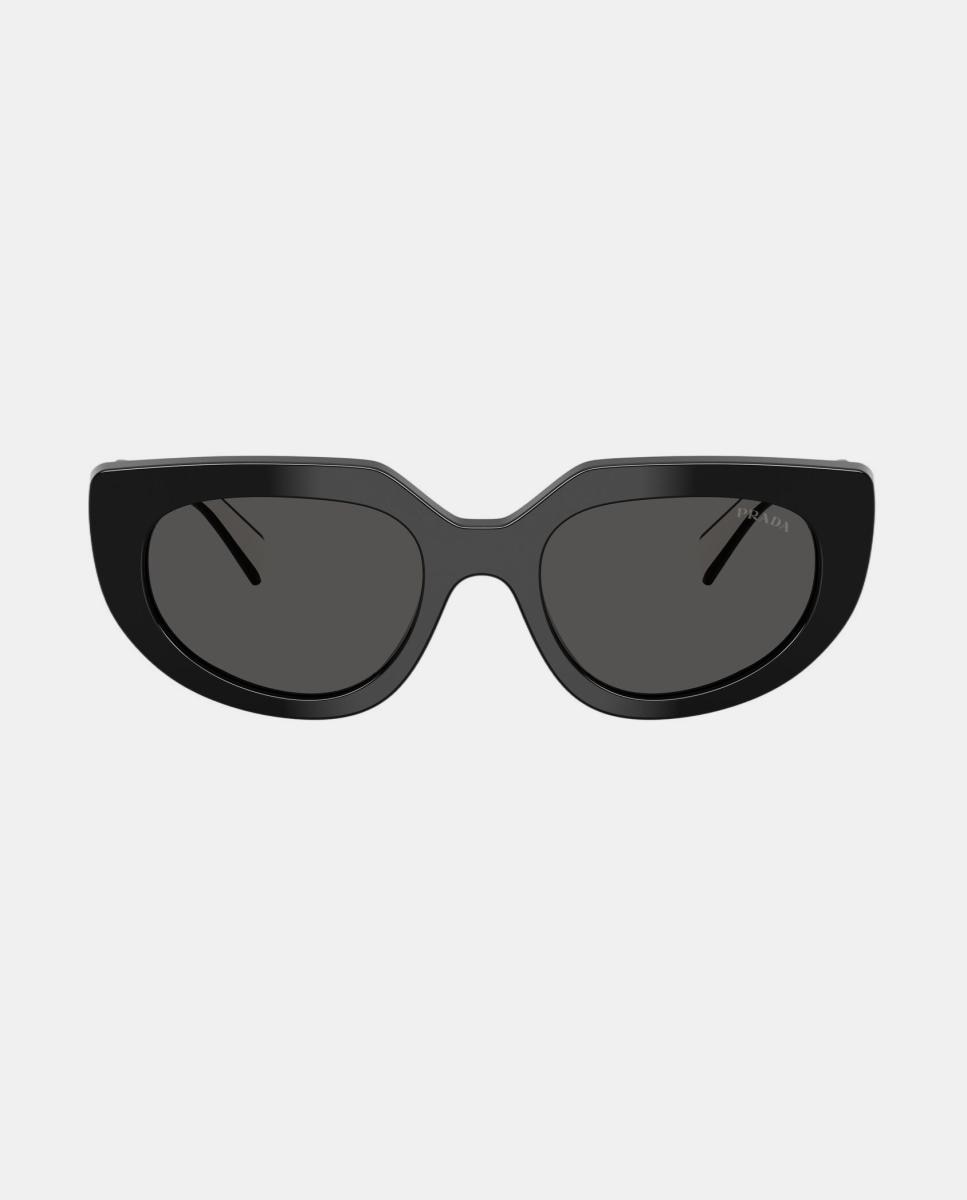 Imagen 1 de Gafas de sol PR D02S de mujer ovalada en acetato Negro