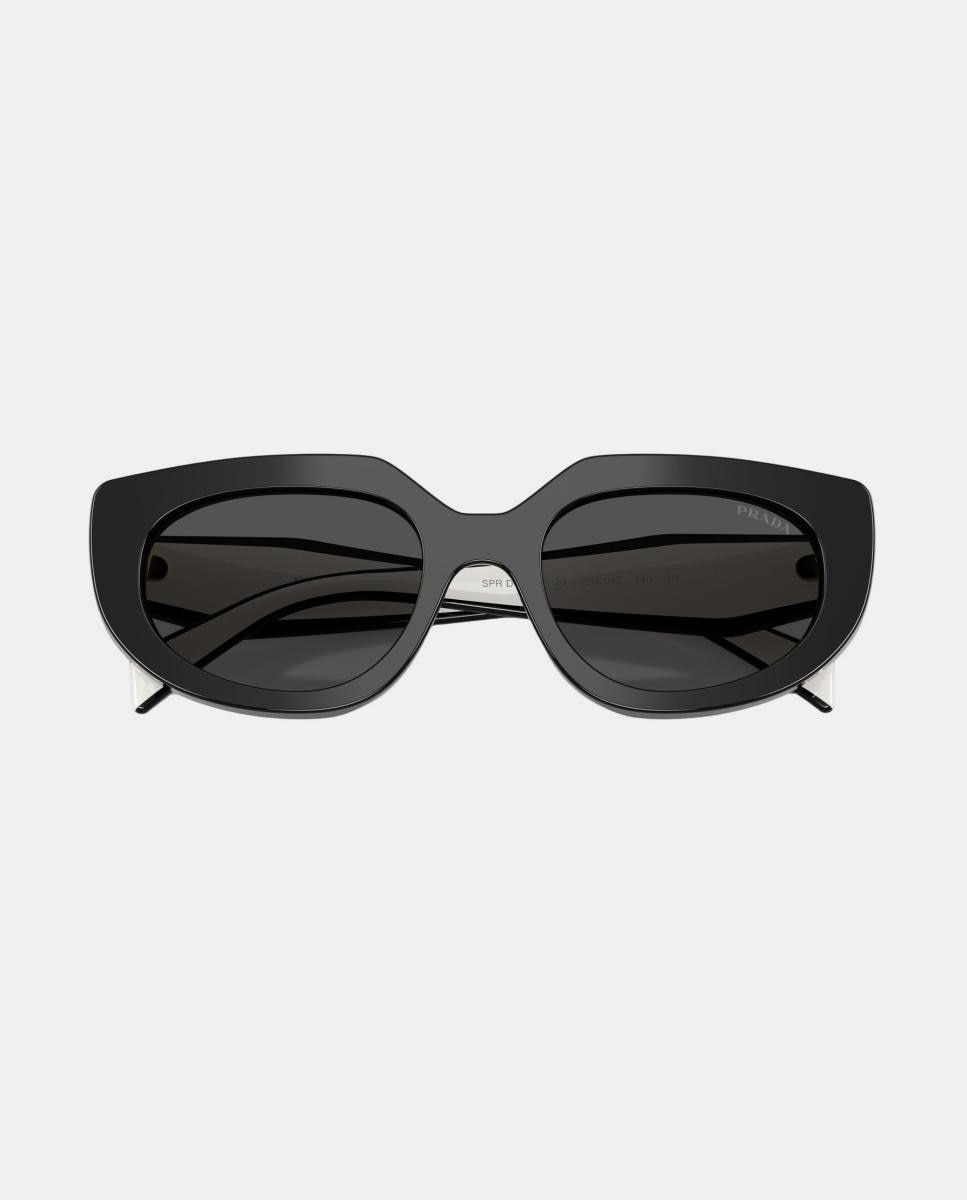 Imagen 5 de Gafas de sol PR D02S de mujer ovalada en acetato - Prada - Negro Negro
