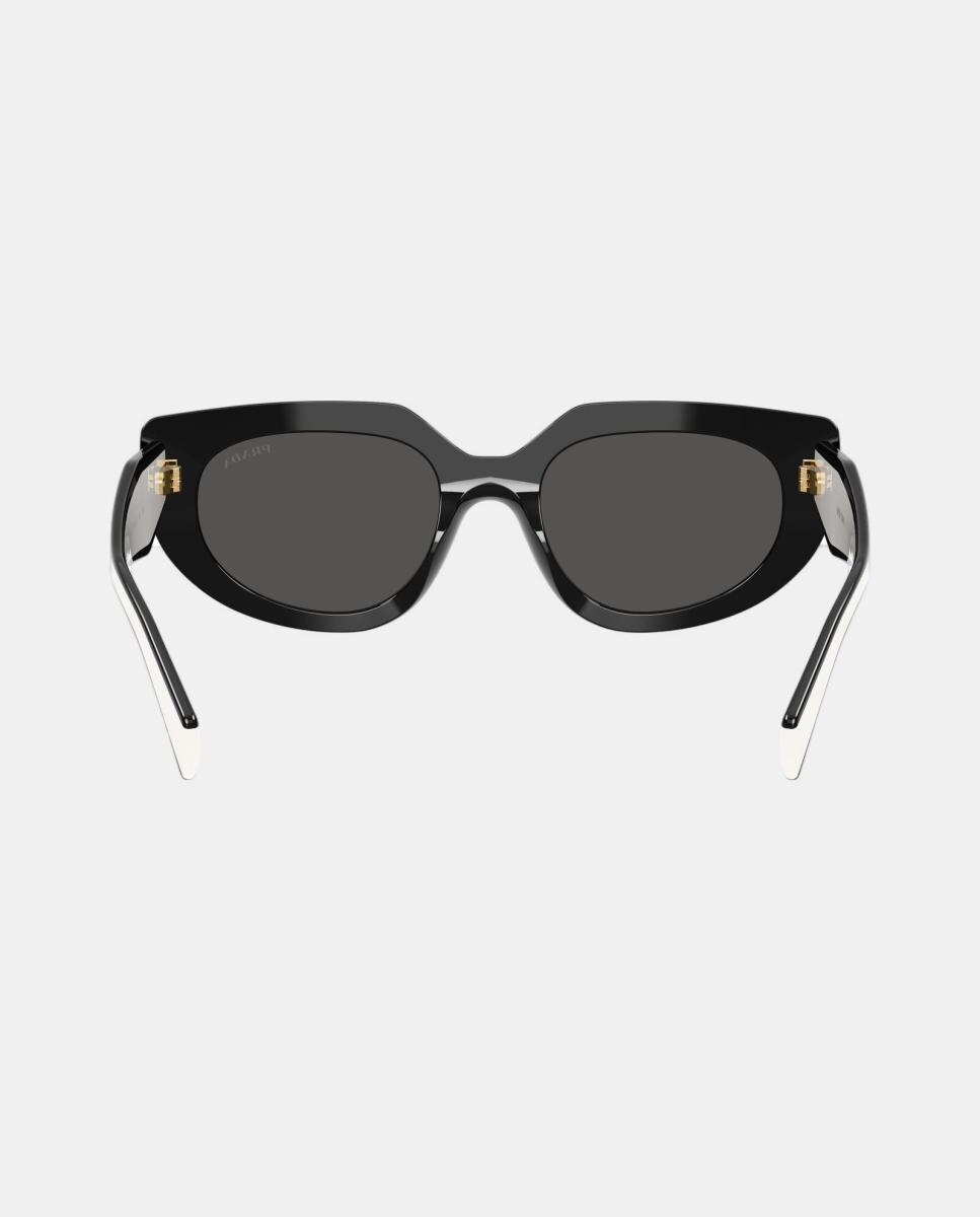 Imagen 6 de Gafas de sol PR D02S de mujer ovalada en acetato - Prada - Negro Negro