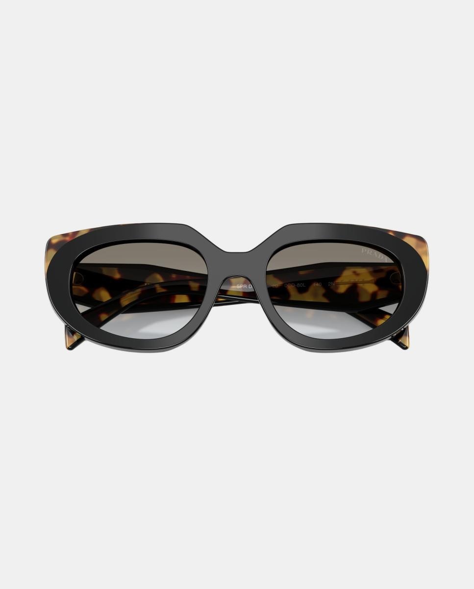 Imagen 5 de Gafas de sol PR D02S de mujer ovalada en acetato con lente degradada - Prada - Marrón Marrón