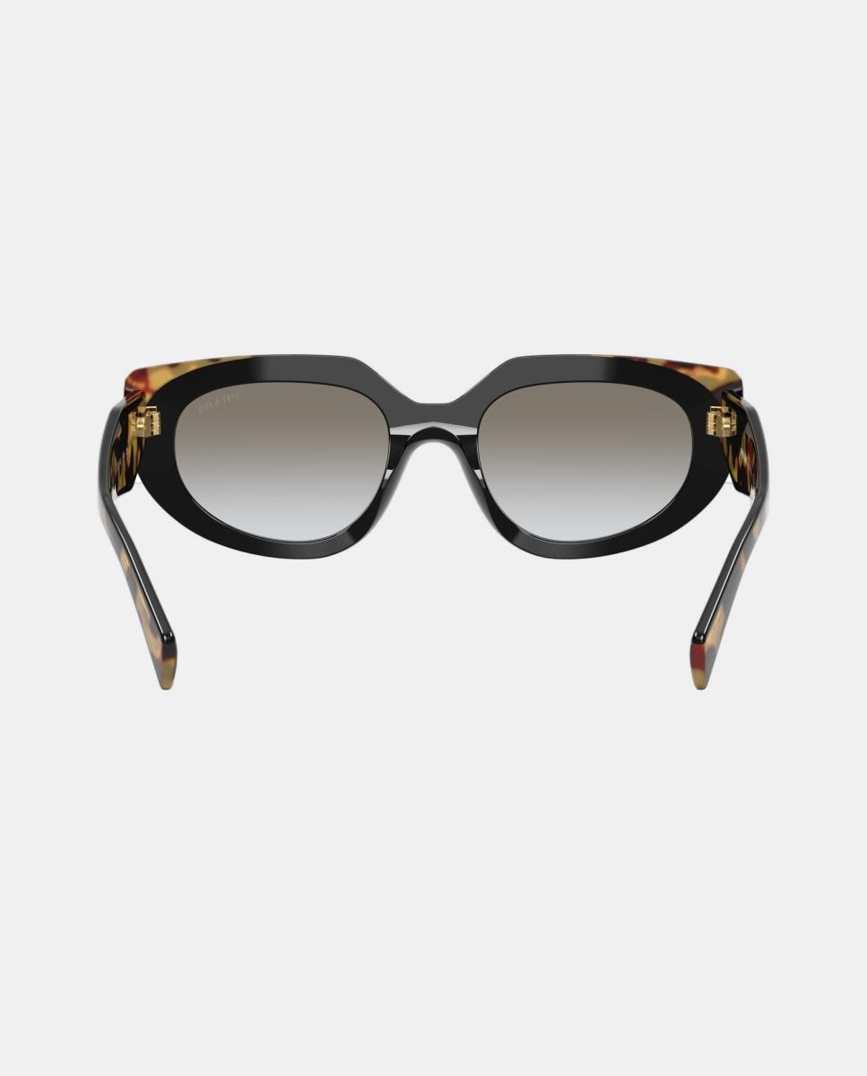 Imagen 6 de Gafas de sol PR D02S de mujer ovalada en acetato con lente degradada - Prada - Marrón Marrón