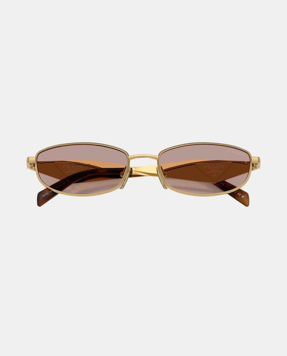 Imagen 5 de Gafas de sol PR D51S de mujer ovalada en metal - Prada - Oro Oro