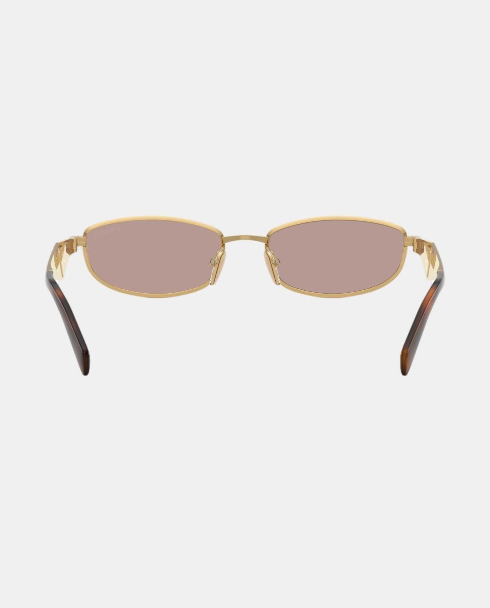 Imagen 6 de Gafas de sol PR D51S de mujer ovalada en metal - Prada - Oro Oro