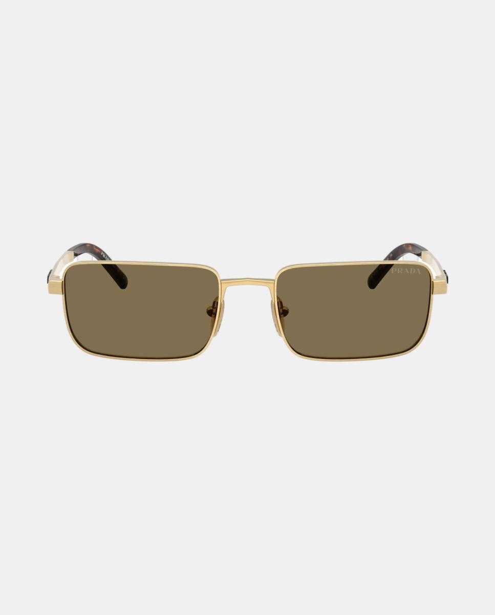 Imagen 0 de Gafas de sol PR D54S de hombre rectangular en metal Oro