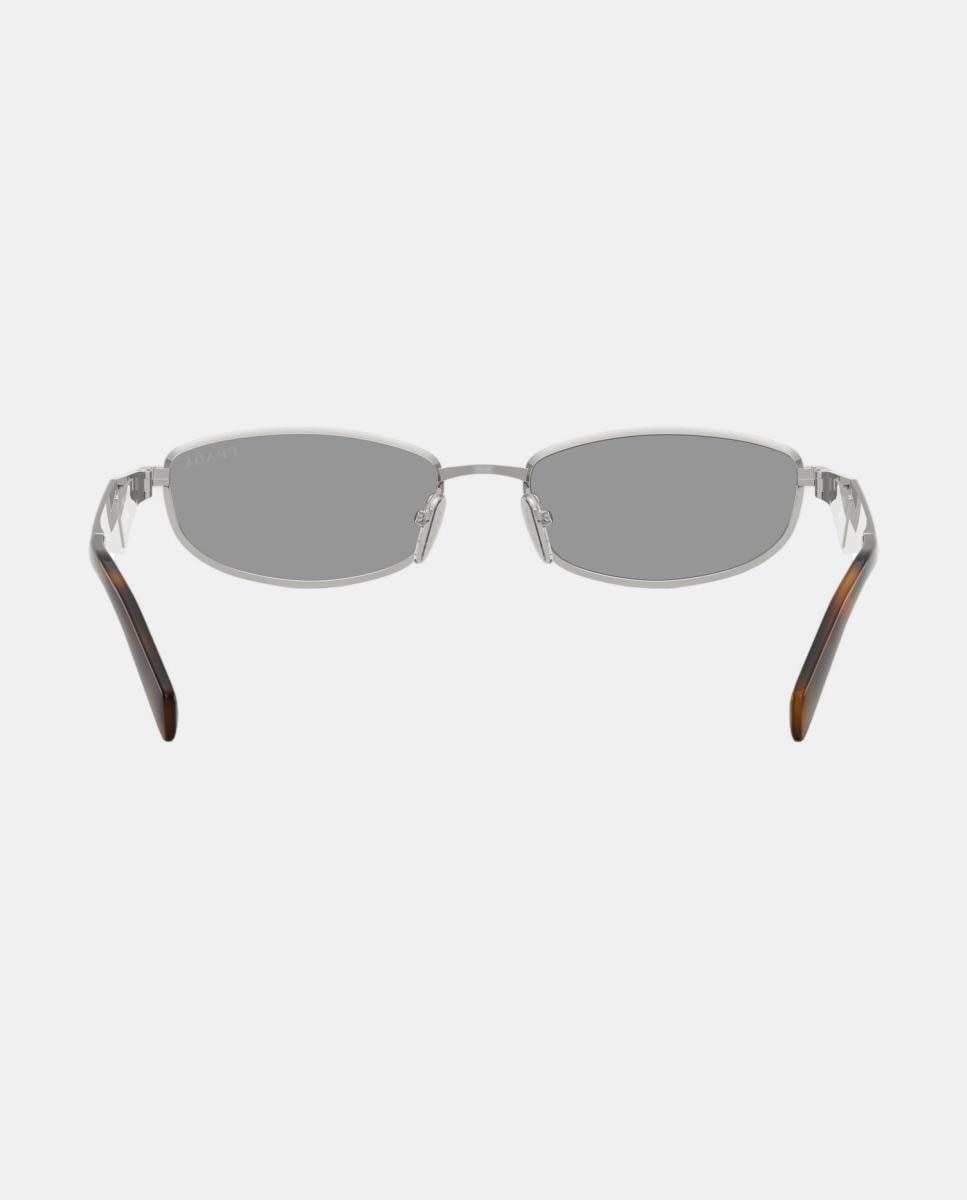 Gafas de sol PR D51S de mujer ovalada en metal - Prada - Plata Plata-6