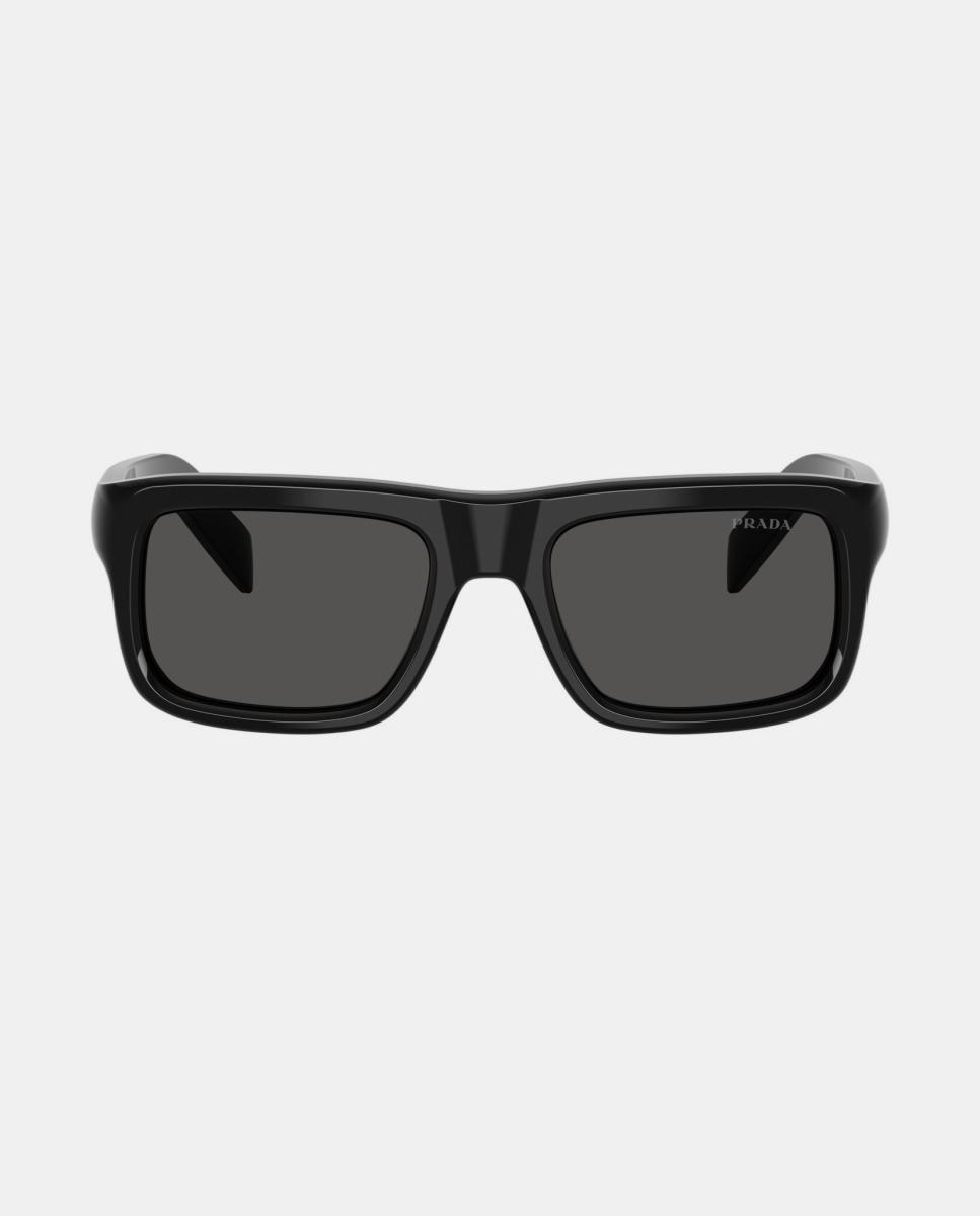 Imagen 0 de Gafas de sol PR D11S de hombre rectangular en acetato Negro