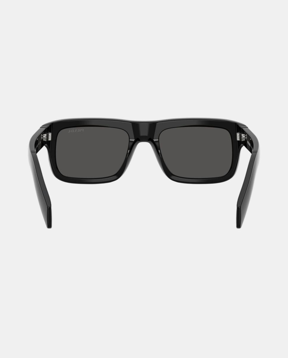 Gafas de sol PR D11S de hombre rectangular en acetato - Prada - Negro Negro-6