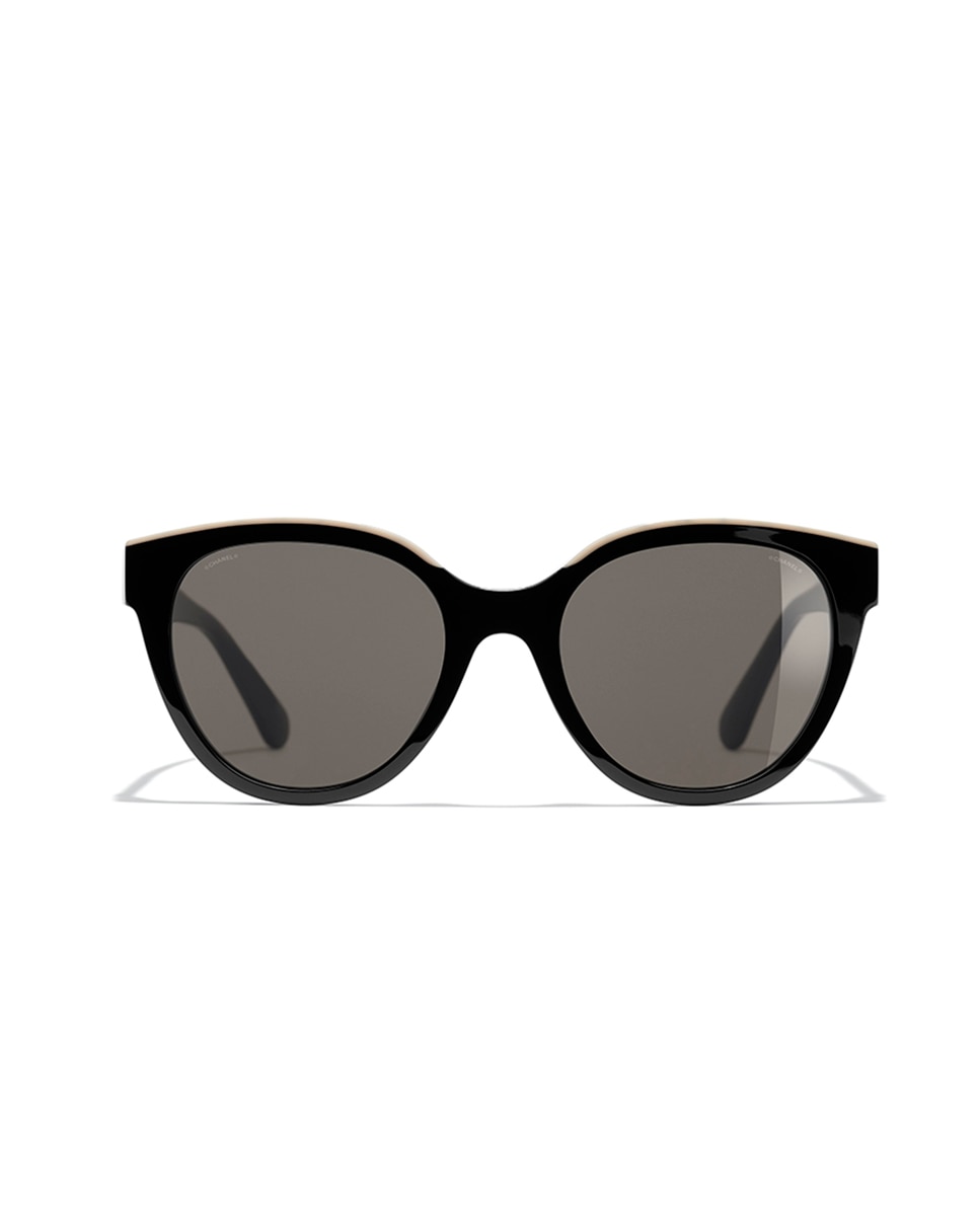 Gafas de sol CH5414 de mujer ovalada en acetato - CHANEL - Negro Negro-2