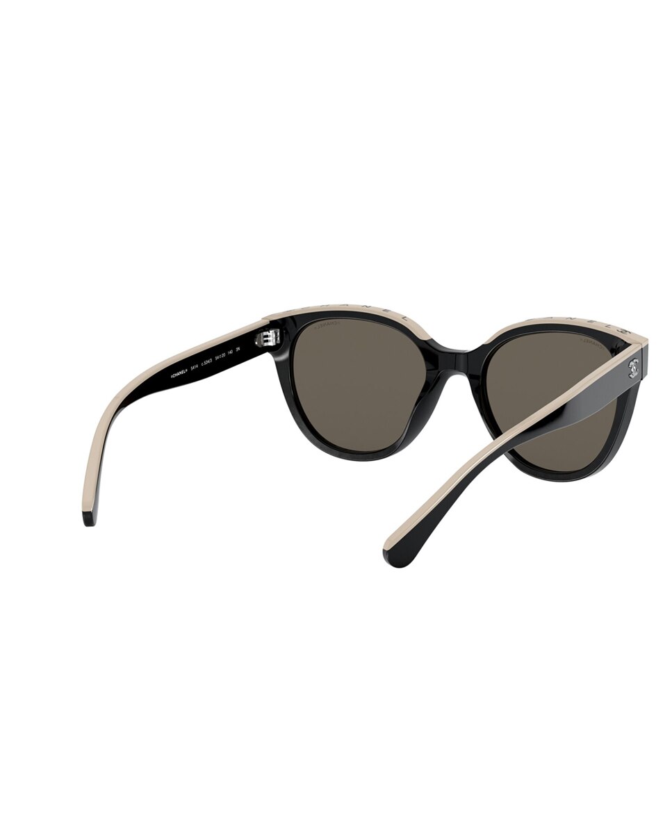 Gafas de sol CH5414 de mujer ovalada en acetato - CHANEL - Negro Negro-5