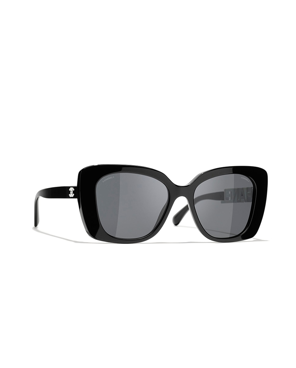 Imagen 0 de Gafas de sol CH5422B de mujer rectangular en acetato Negro