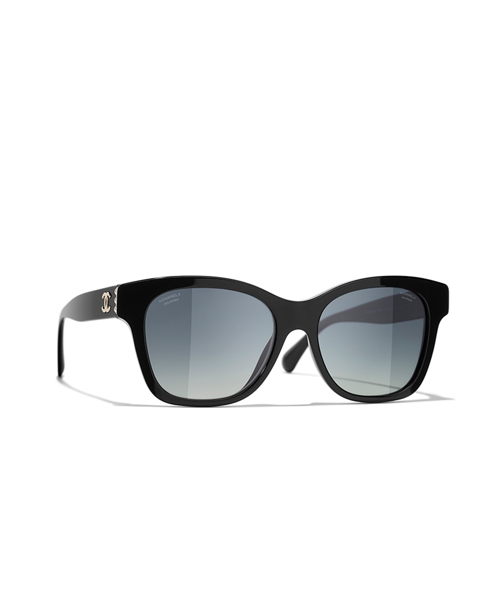 Imagen 0 de Gafas de sol CH5482H de mujer rectangular en acetato con lente polarizada Negro