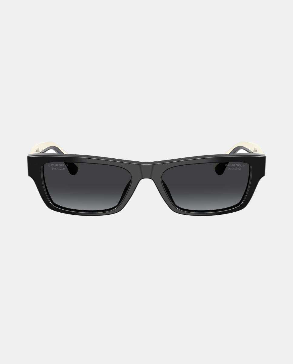 Imagen 0 de Gafas de sol CH5564B de mujer rectangular en acetato con lente polarizada Negro