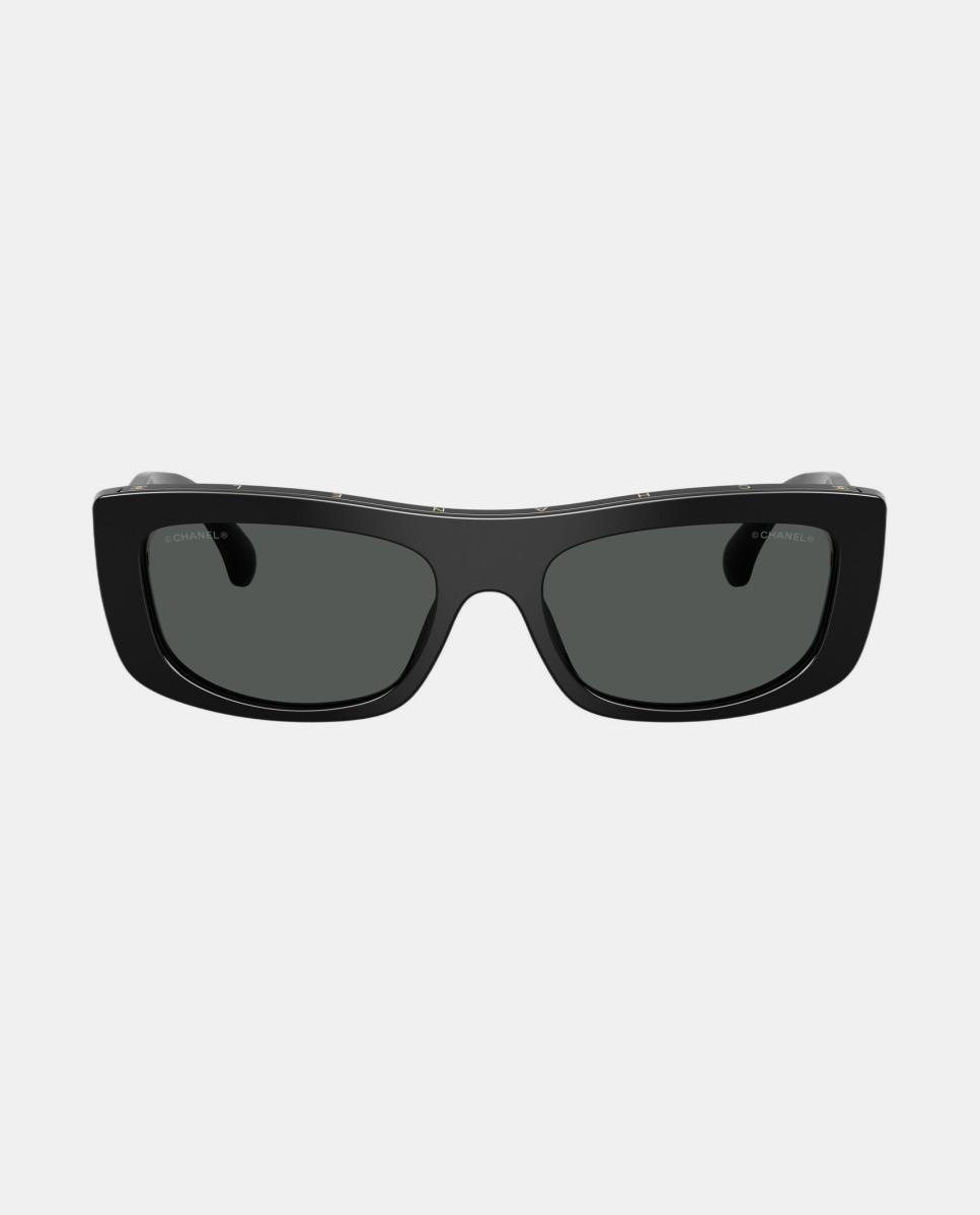 Imagen 0 de Gafas de sol CH5559 de mujer rectangular en acetato Negro