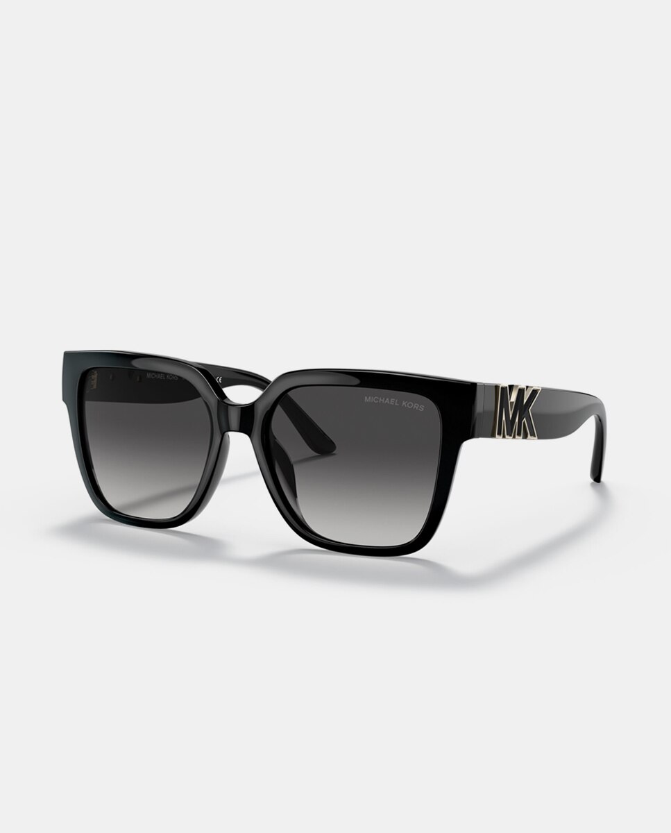 Imagen 2 de Gafas de sol MK2170U KARLIE de mujer cuadrada en inyectado con lente degradada - Michael Kors - Negro Negro