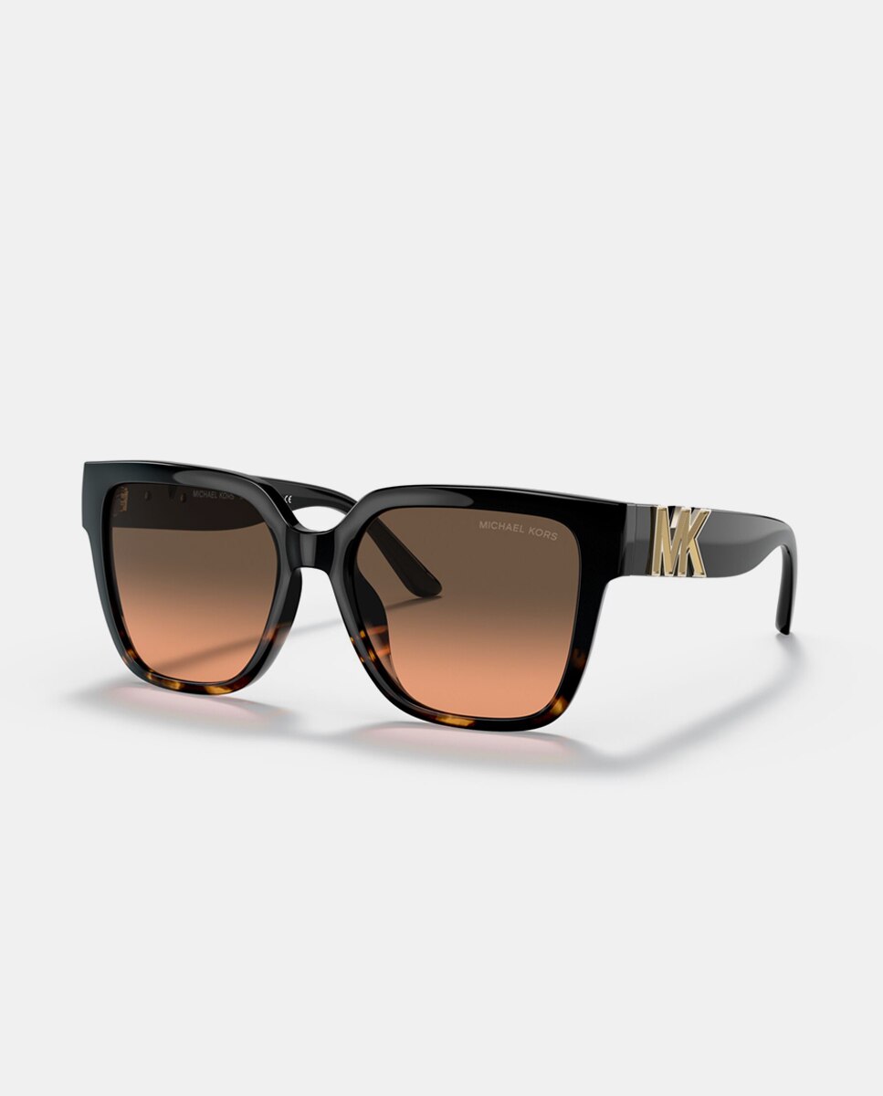 Imagen 2 de Gafas de sol MK2170U KARLIE de mujer cuadrada en inyectado con lente degradada - Michael Kors - Negro Negro
