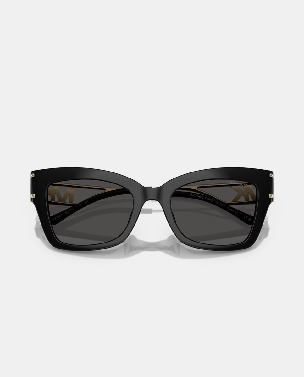 Gafas de sol MK2237U CANTABRIA de mujer mariposa en inyectado - Michael Kors - Negro Negro-5