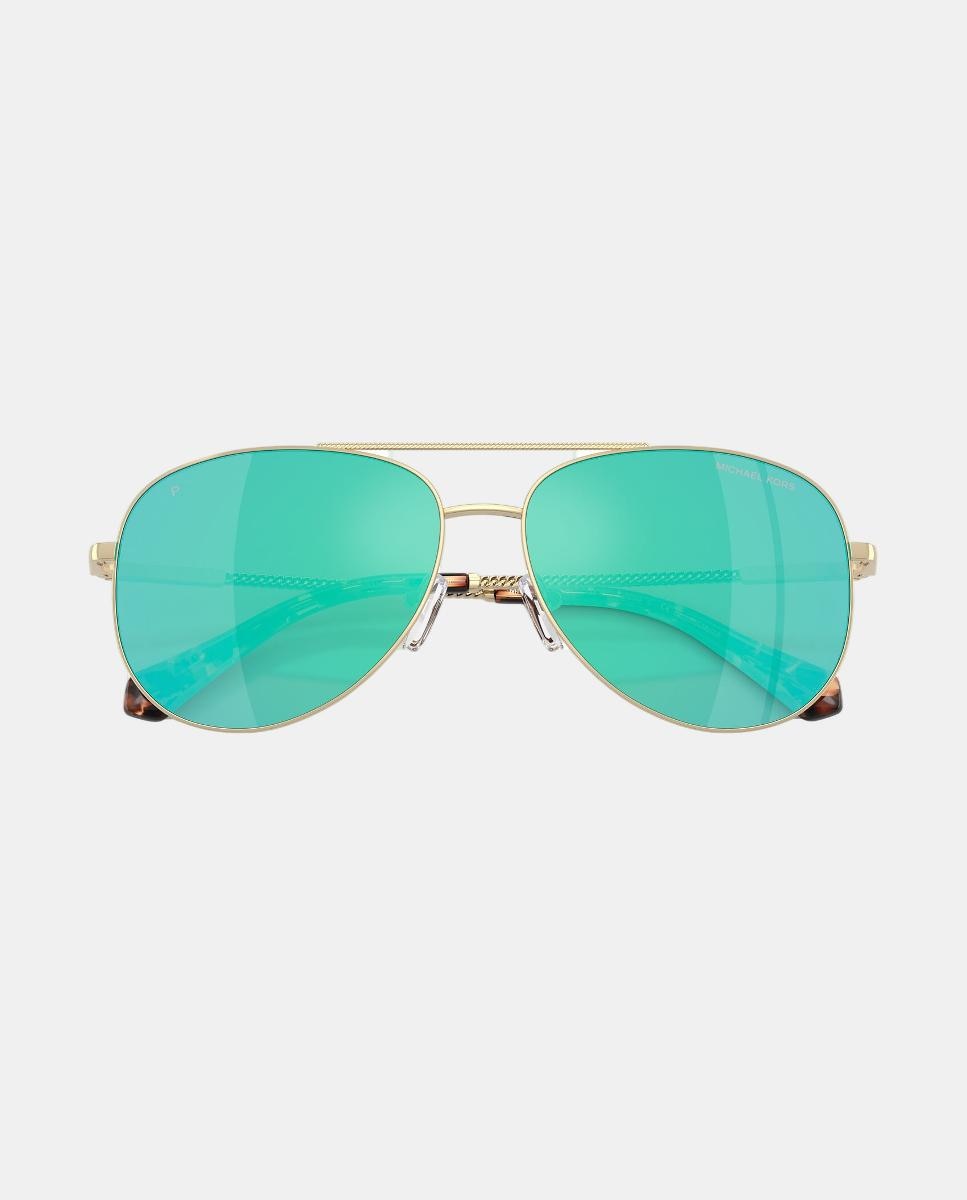 Imagen 5 de Gafas de sol MK1172 PERLEDO de mujer piloto en metal con lente polarizada - Michael Kors - Oro Oro