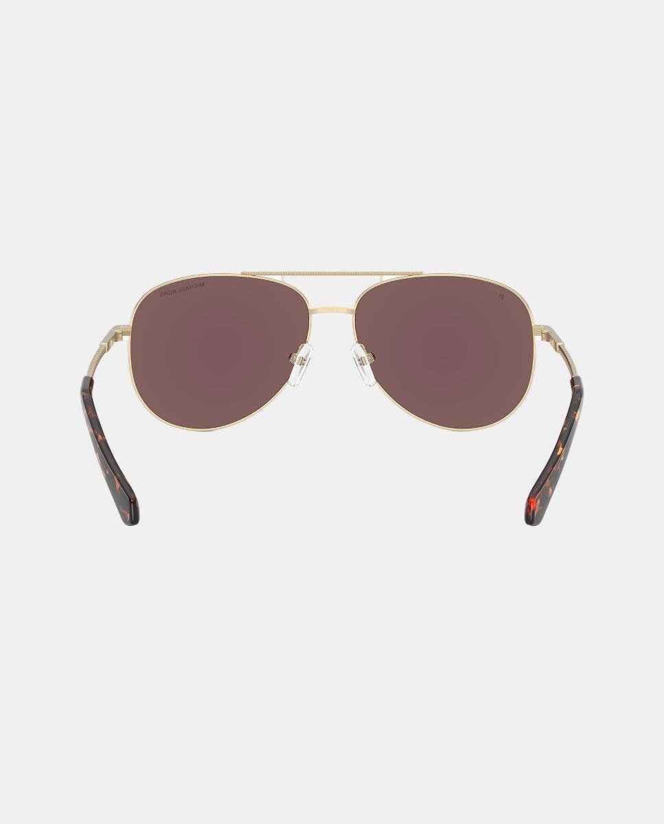 Imagen 6 de Gafas de sol MK1172 PERLEDO de mujer piloto en metal con lente polarizada - Michael Kors - Oro Oro