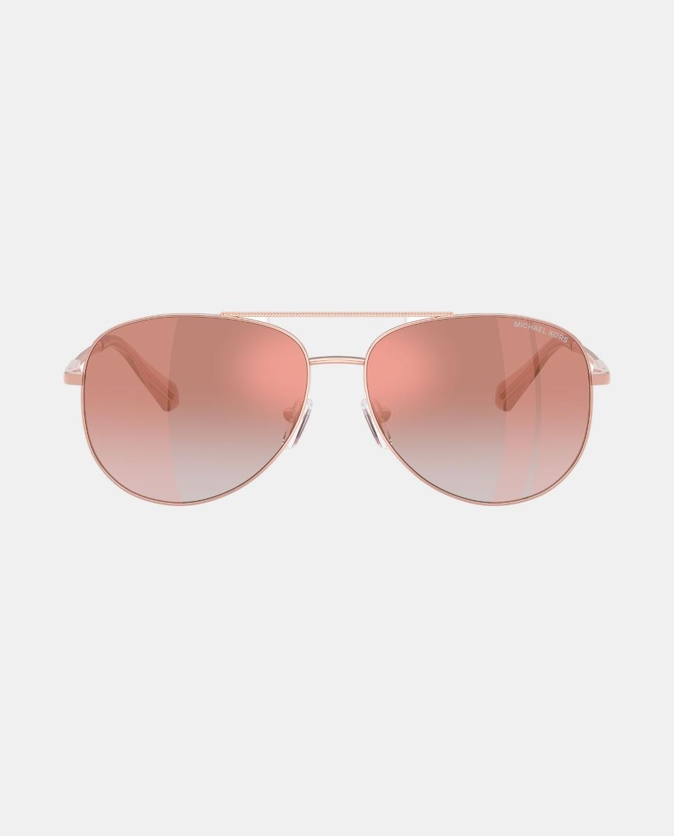 Imagen 1 de Gafas de sol MK1172 PERLEDO de mujer piloto en metal con lente espejada Oro