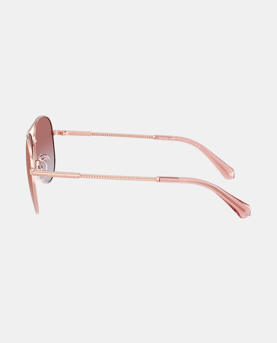 Imagen 3 de Gafas de sol MK1172 PERLEDO de mujer piloto en metal con lente espejada - Michael Kors - Oro Oro