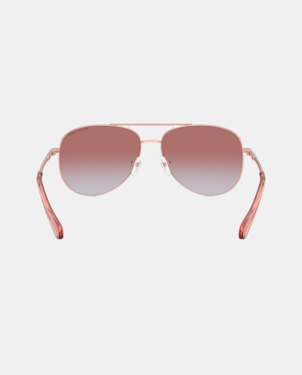 Imagen 6 de Gafas de sol MK1172 PERLEDO de mujer piloto en metal con lente espejada - Michael Kors - Oro Oro