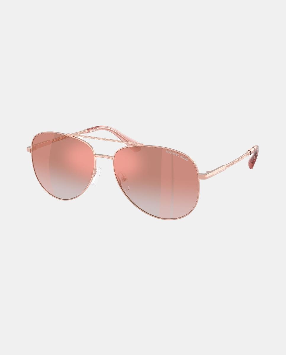Imagen 8 de Gafas de sol MK1172 PERLEDO de mujer piloto en metal con lente espejada - Michael Kors - Oro Oro