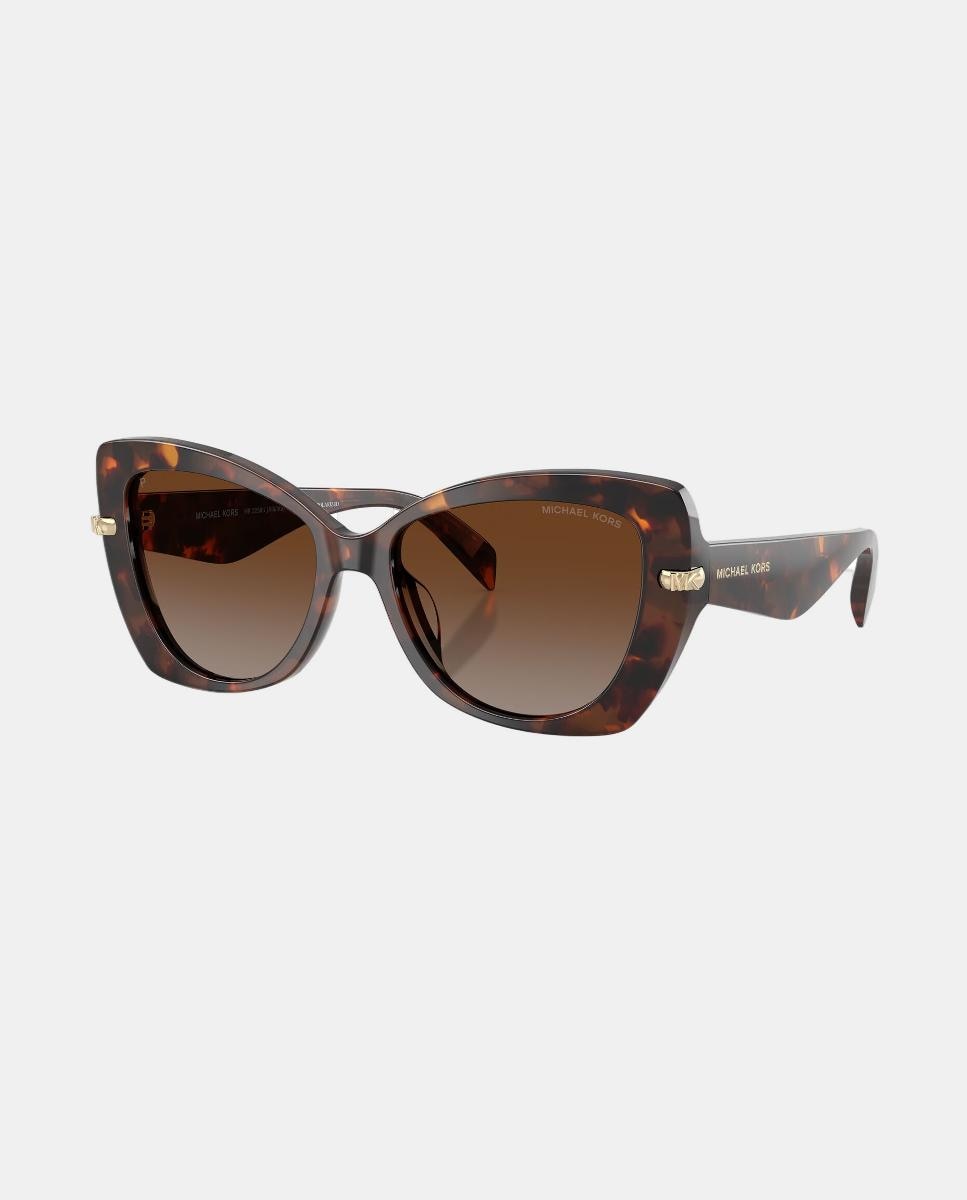 Imagen 2 de Gafas de sol MK2258U ATLANTA de mujer mariposa en acetato con lente polarizada - Michael Kors - Marrón Marrón