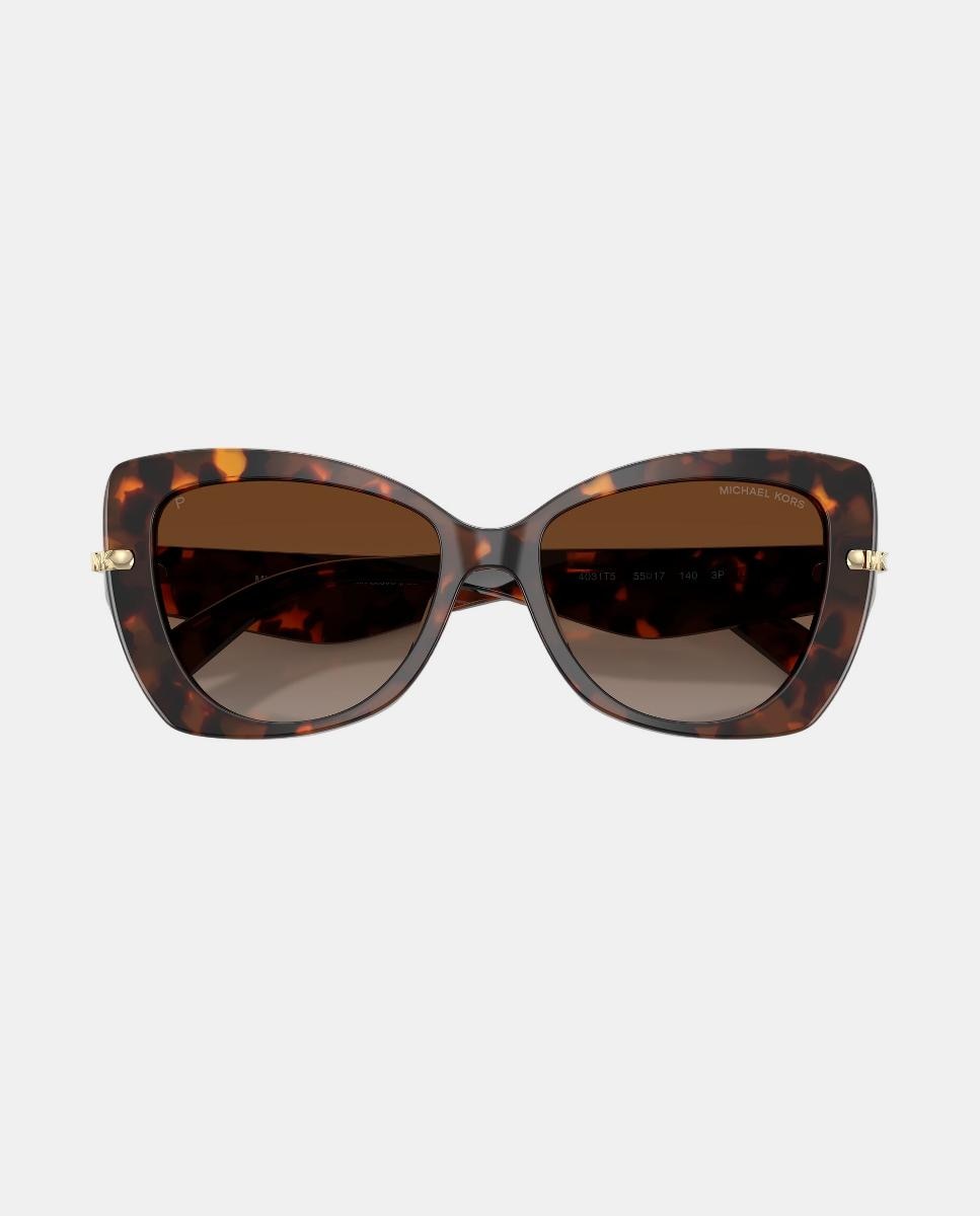 Imagen 4 de Gafas de sol MK2258U ATLANTA de mujer mariposa en acetato con lente polarizada - Michael Kors - Marrón Marrón