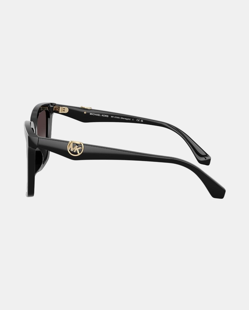 Gafas de sol MK2256U MENAGGIO de mujer cuadrada en acetato con lente degradada - Michael Kors - Negro Negro-3