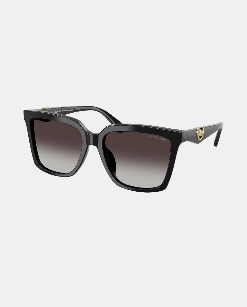 Gafas de sol MK2256U MENAGGIO de mujer cuadrada en acetato con lente degradada - Michael Kors - Negro Negro-8