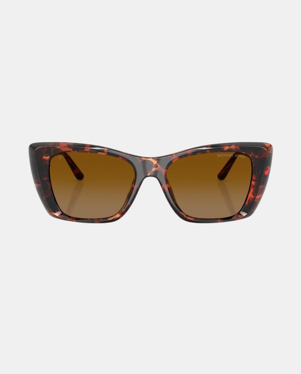 Gafas de sol MK2270U TOKYO de mujer cuadrada en inyectado con lente polarizada - Michael Kors - Marrón Marrón-4