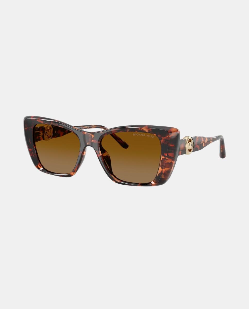 Gafas de sol MK2270U TOKYO de mujer cuadrada en inyectado con lente polarizada - Michael Kors - Marrón Marrón-7
