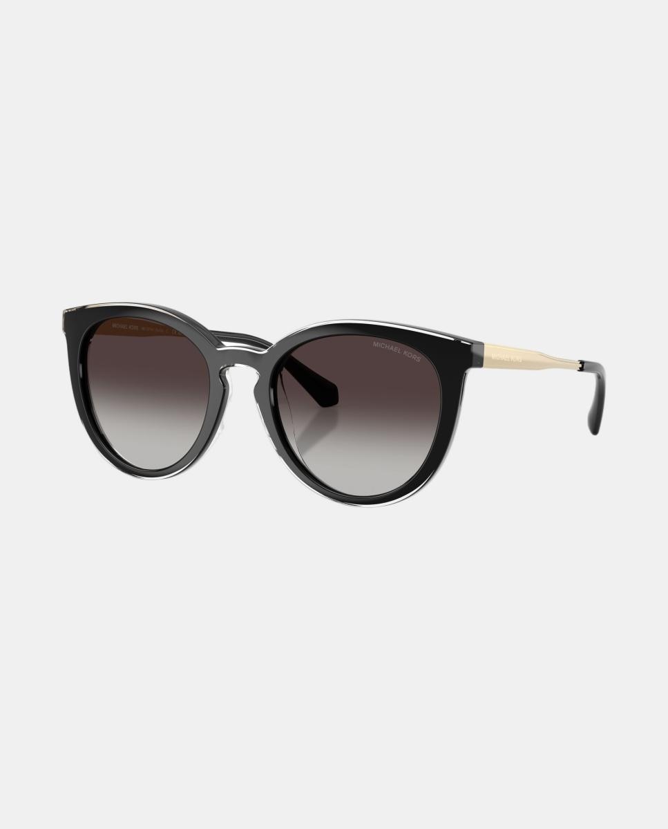 Imagen 2 de Gafas de sol MK2274U TARIFA de mujer redonda en inyectado con lente degradada - Michael Kors - Negro Negro