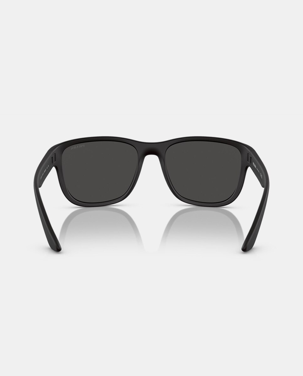 Gafas de sol PS1US ACTIVE de hombre rectangular en inyectado - Prada Linea Rossa - Negro Negro-6