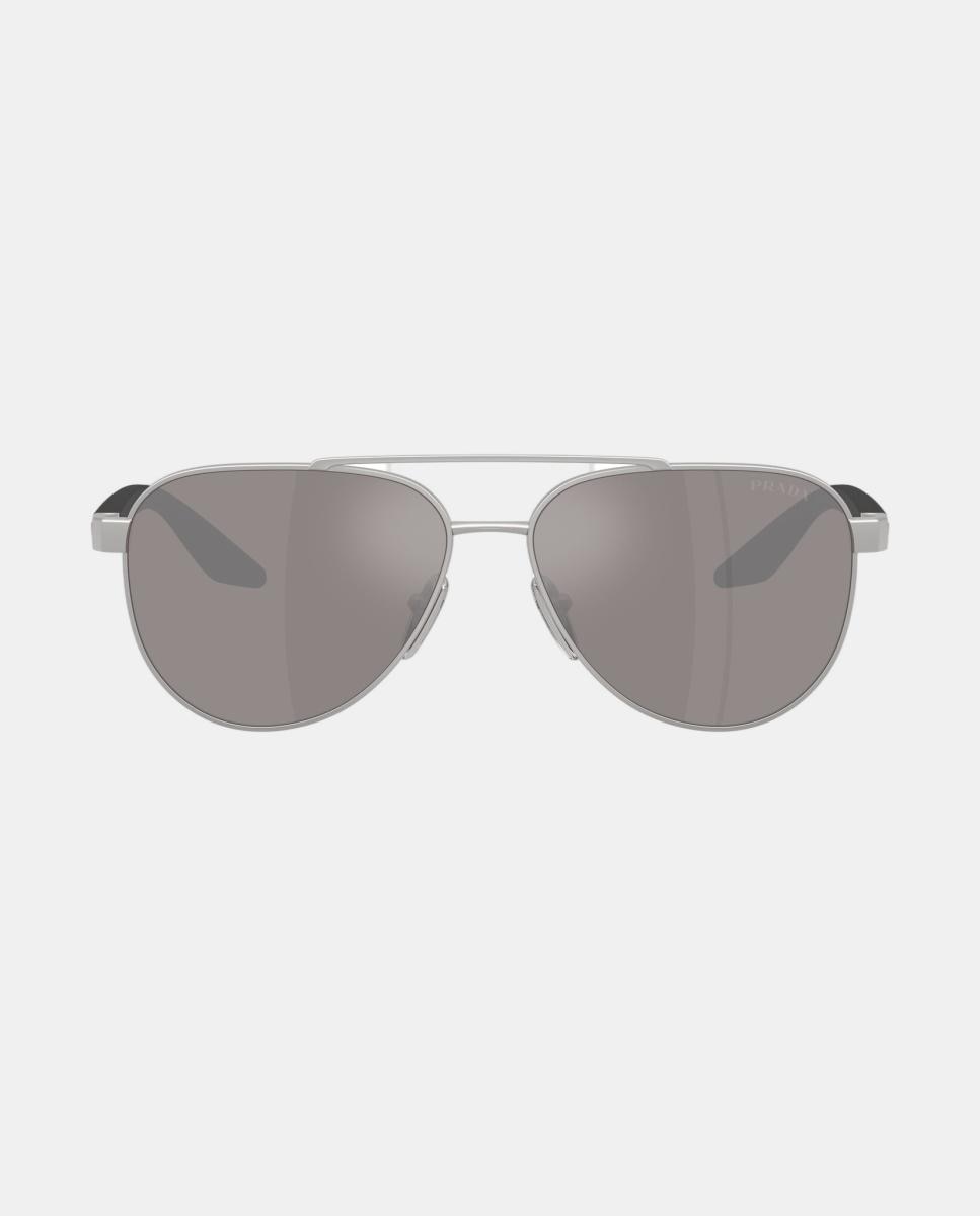 Gafas de sol PS A52S de hombre piloto en metal con lente espejada