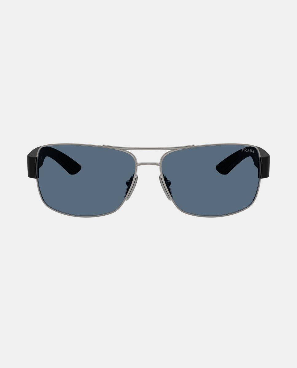 Imagen 1 de Gafas de sol PS B52S de hombre geométrica en metal Gris