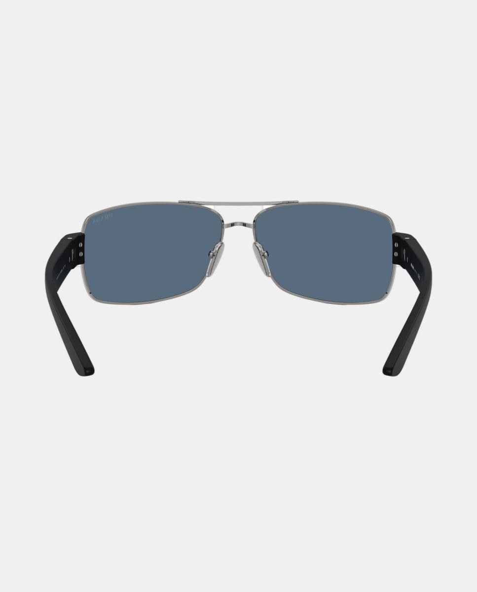 Imagen 6 de Gafas de sol PS B52S de hombre geométrica en metal - Prada Linea Rossa - Gris Gris