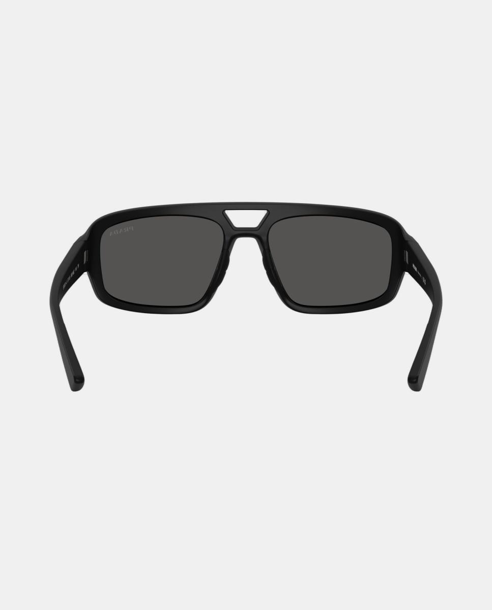 Gafas de sol PS B11SU de hombre geométrica en inyectado - Prada Linea Rossa - Negro Negro-6