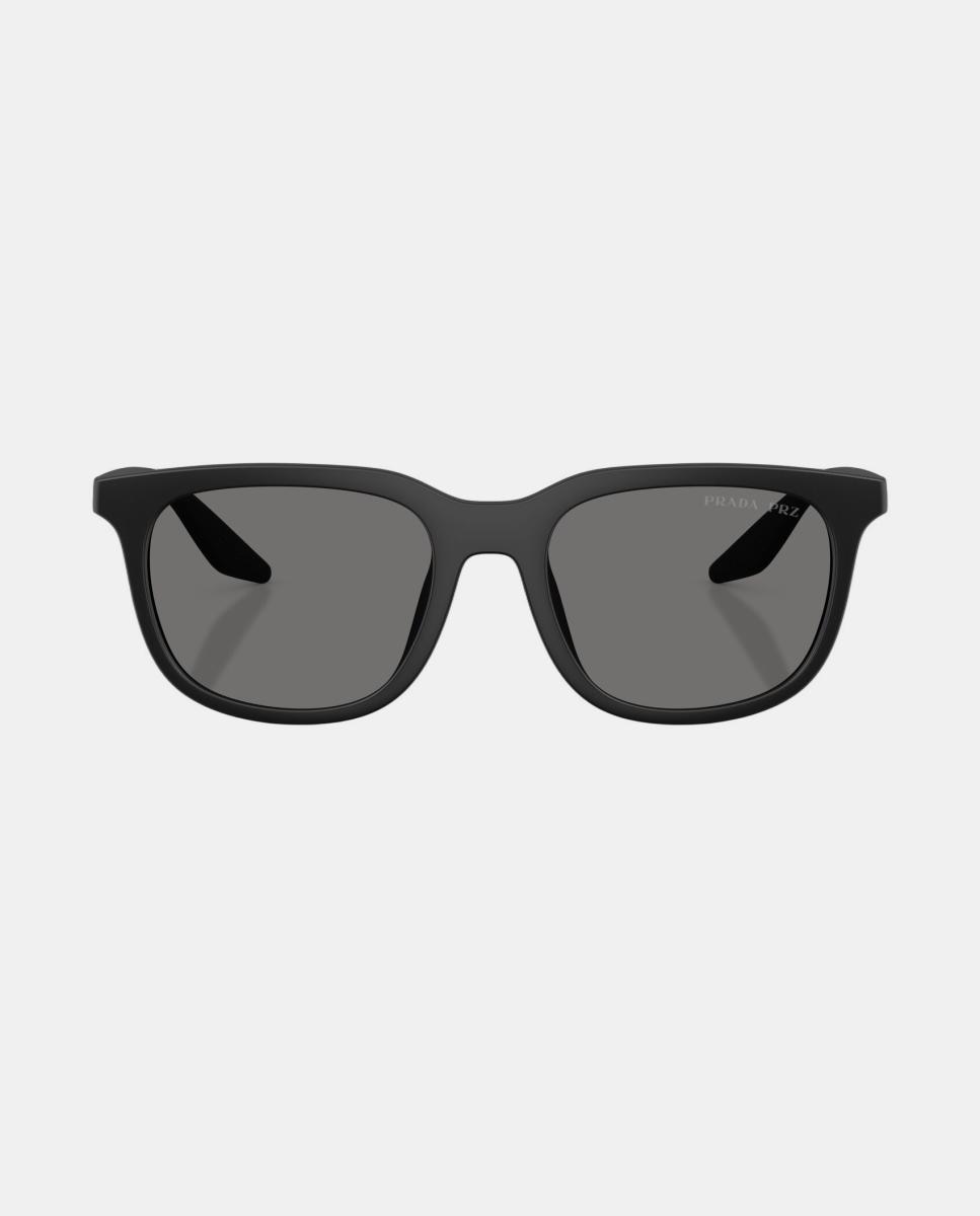 Gafas de sol PS B09SU de hombre rectangular en inyectado con lente polarizada - Prada Linea Rossa - Negro Negro-4