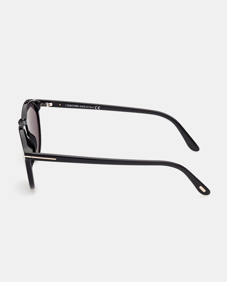 Gafas de sol redondas de acetato en - Tom Ford - Negro Negro-3