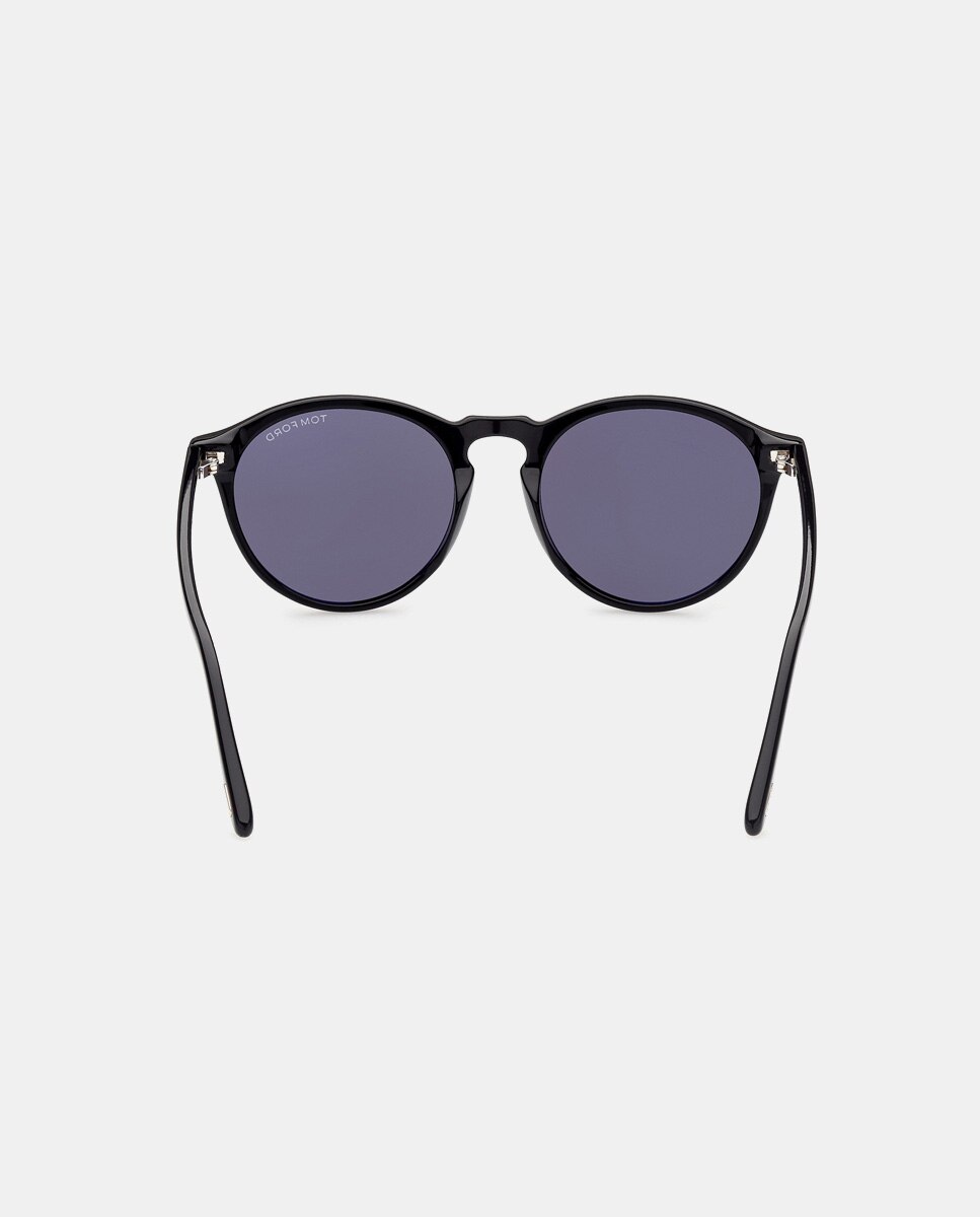 Gafas de sol redondas de acetato en - Tom Ford - Negro Negro-5