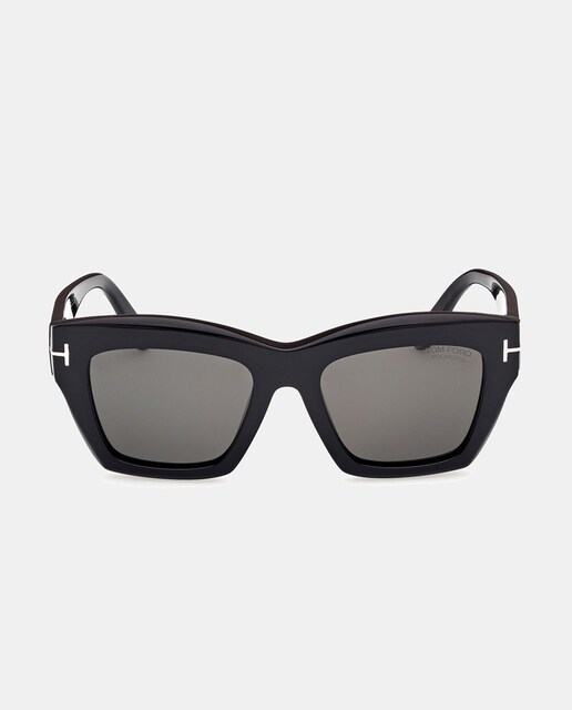 Imagem 0 de Óculos de Sol Olho de Gato em Acetato com Lente Polarizada - Preto