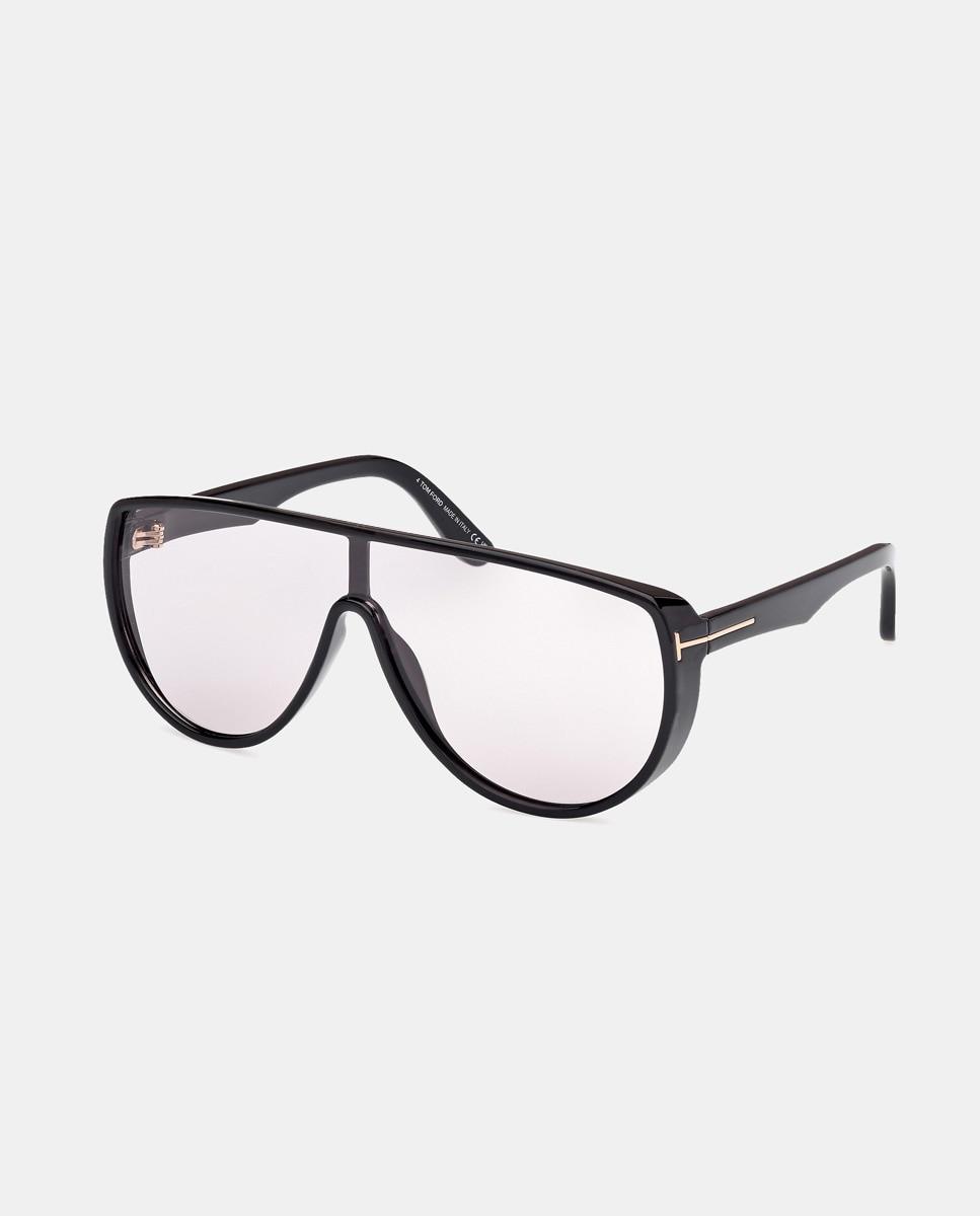 Gafa de sol aviador en acetato - Tom Ford - Negro Negro-2