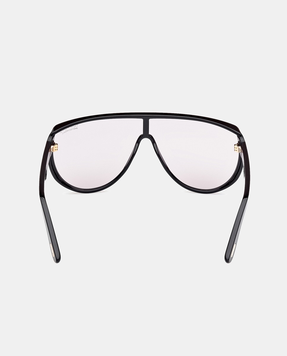 Gafa de sol aviador en acetato - Tom Ford - Negro Negro-4