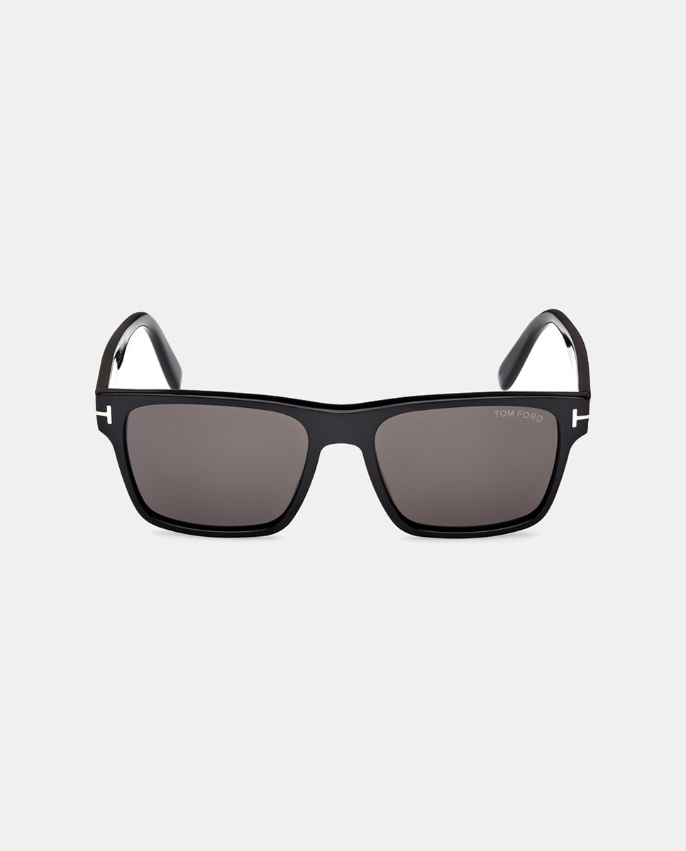Imagen 0 de Gafa de sol de hombre cuadrada en acetato Negro