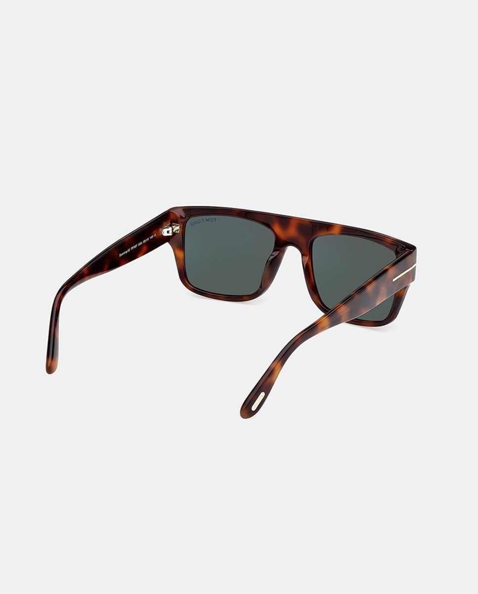 Gafa de sol de hombre rectangular en acetato - Tom Ford - Marrón Marrón-4