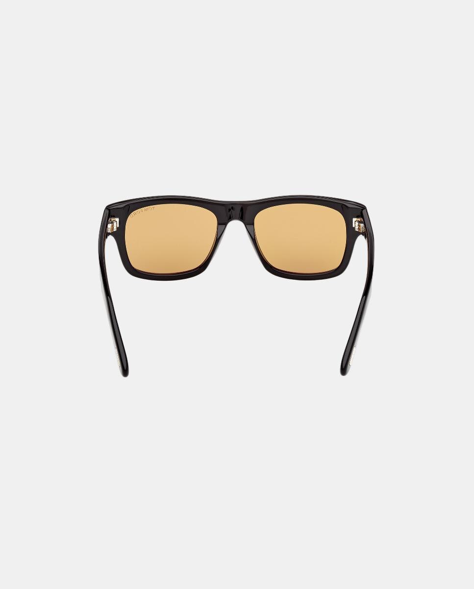 Gafa de sol de hombre rectangular en acetato - Tom Ford - Negro Negro-5
