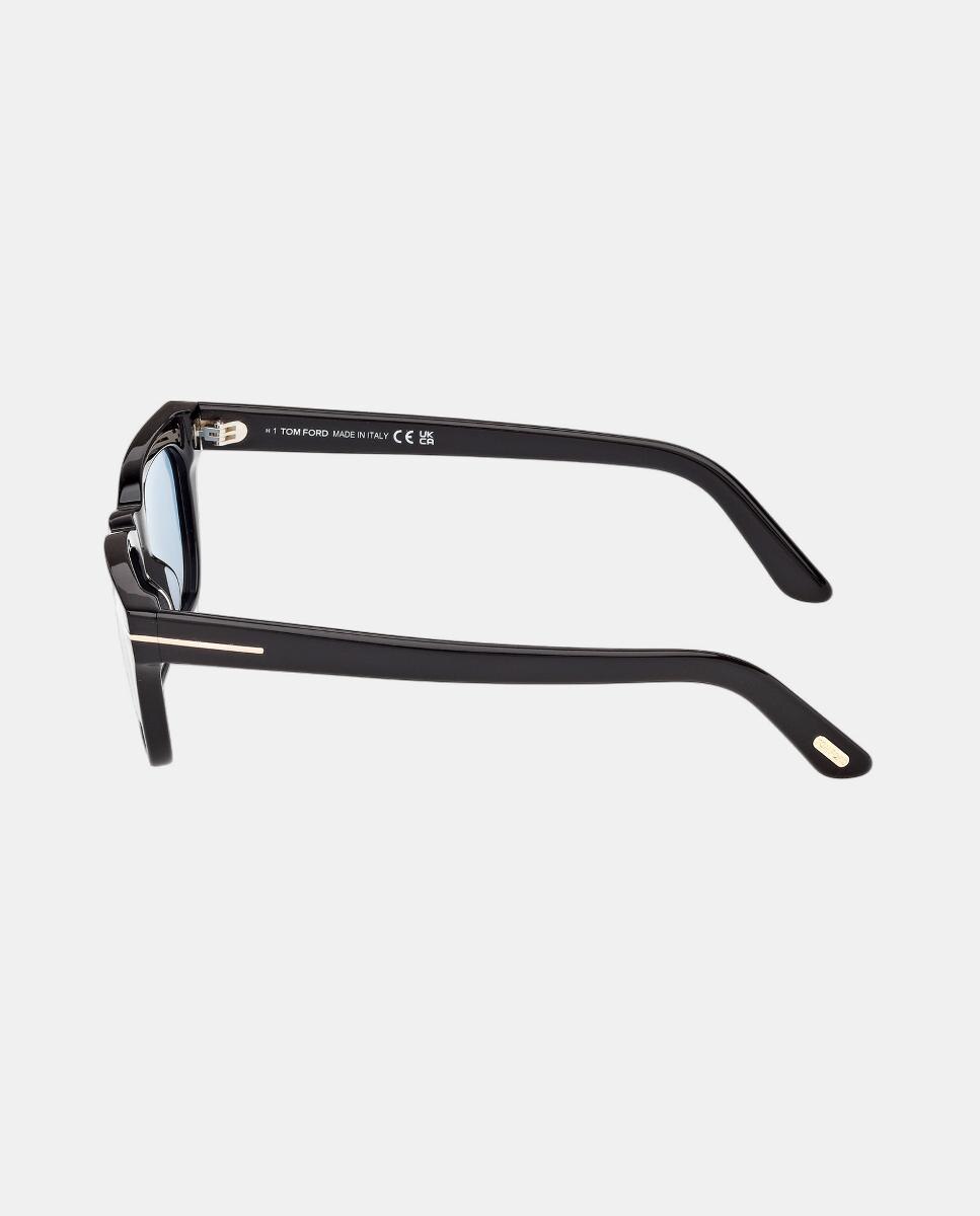 Imagen 3 de Gafa de sol unisex rectangular en acetato - Tom Ford - Negro Negro