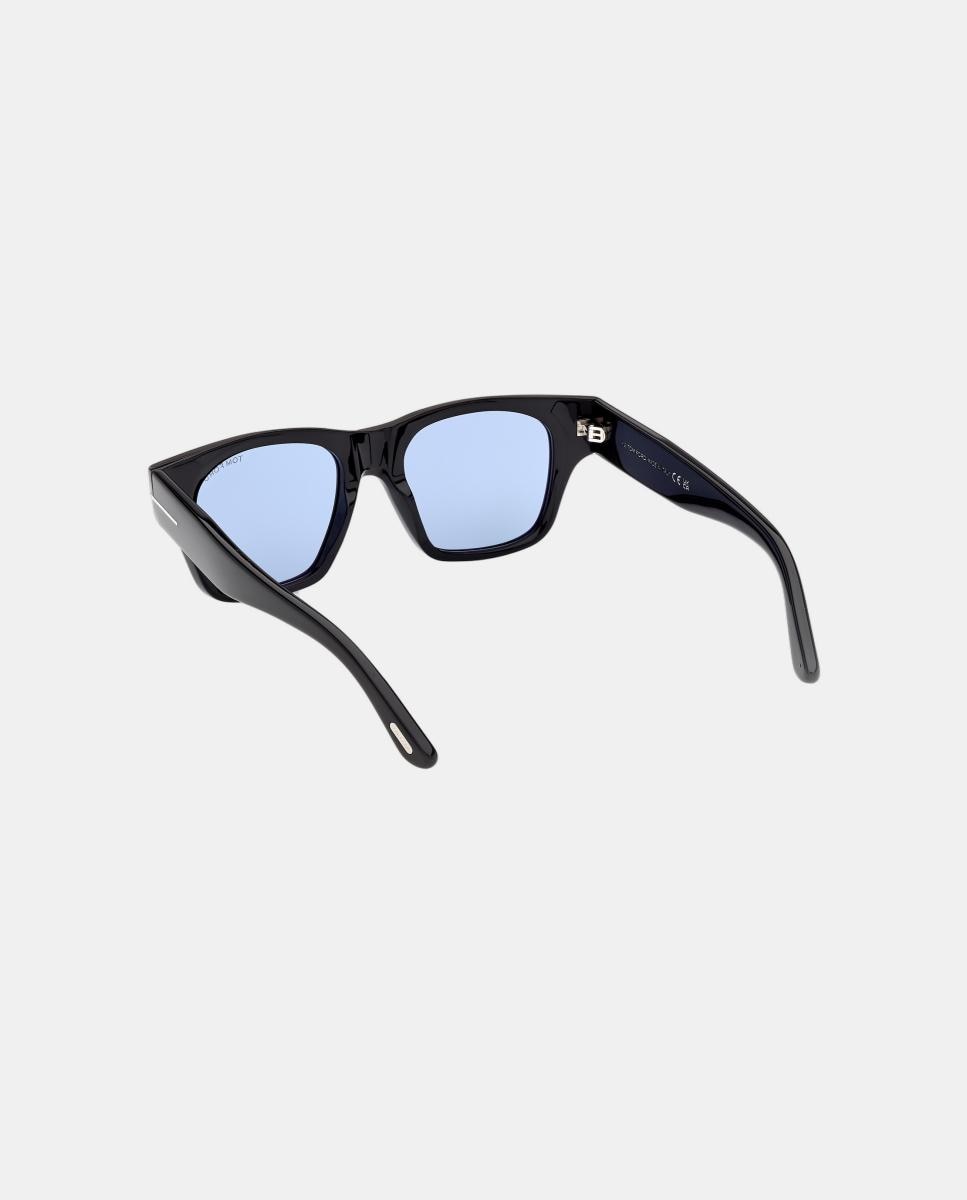 Gafas de sol FT1280 CAINE-02 de hombre cuadrada en acetato - Tom Ford - Negro Negro-4